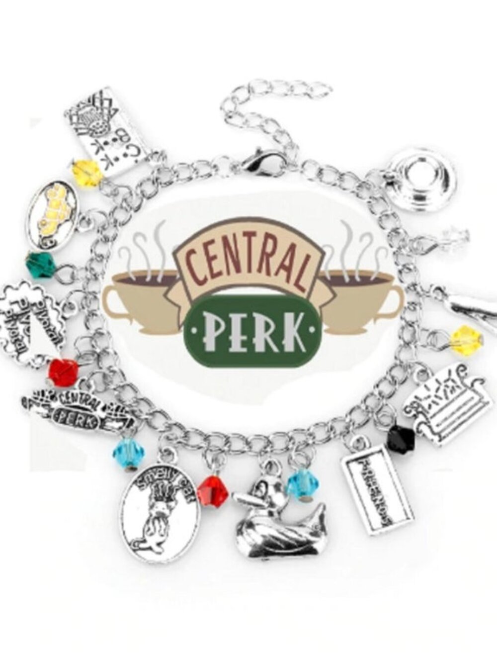 Friends TV Show Charm Bracelet NIP Blingsoul